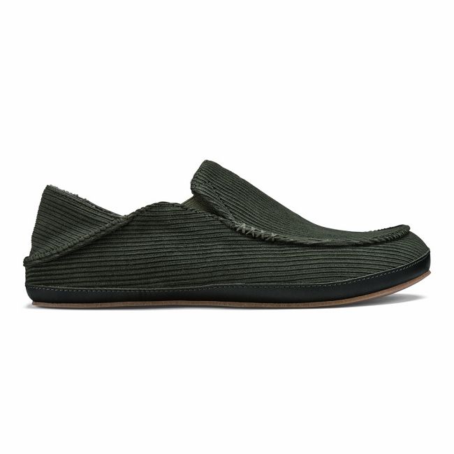 Zapatos Olukai Moloā ‘Ie Slipper - Pantuflas Hombre Verdes 20206-453